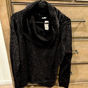 Black and grey sweater